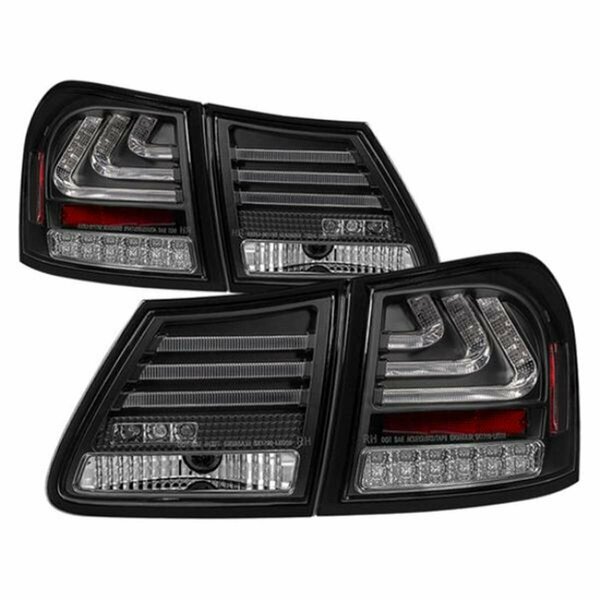 Spyder LED Tail Lights for 2007-2011 Lexus GS 350, Black 5082596